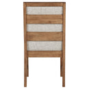  Coaster Furniture Bruner 109102 Upholstered Side Chair - Natural Brown IMAGE 7