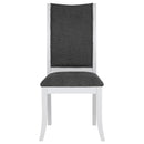  Coaster Furniture Judd 109332 Upholstered Dining Side Chair - Pearl White IMAGE 3