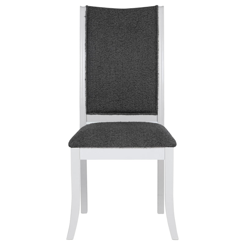  Coaster Furniture Judd 109332 Upholstered Dining Side Chair - Pearl White IMAGE 3