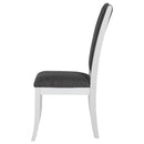  Coaster Furniture Judd 109332 Upholstered Dining Side Chair - Pearl White IMAGE 5