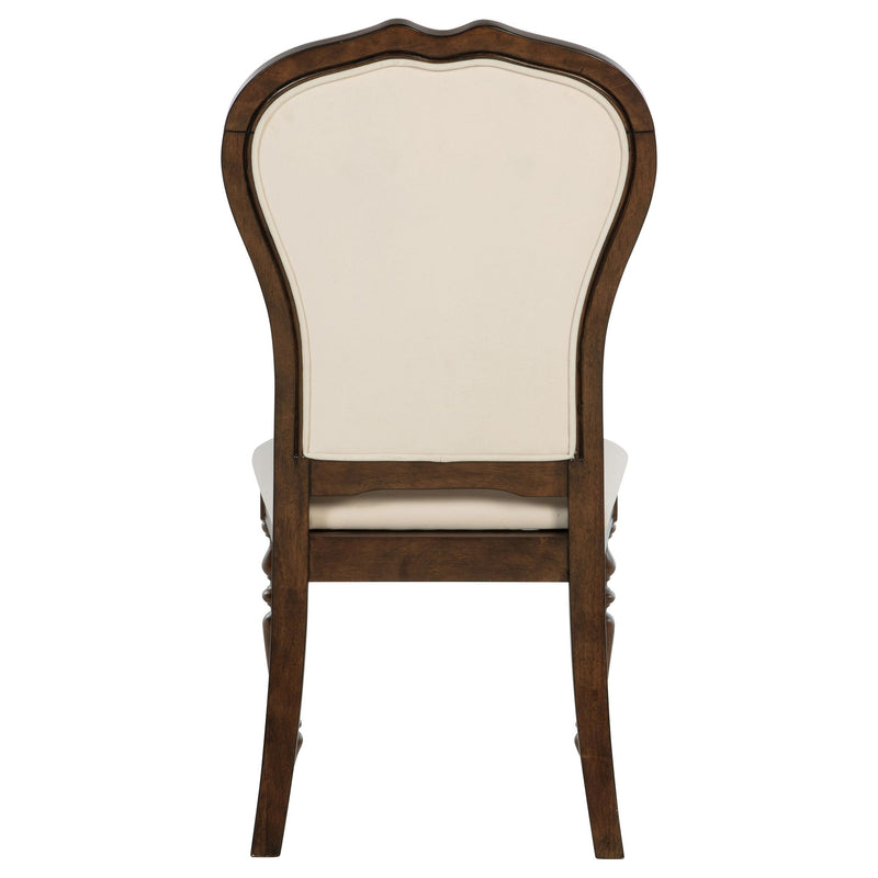  Coaster Furniture Landon 109402 Upholstered Dining Side Chair - Rich Brown IMAGE 7