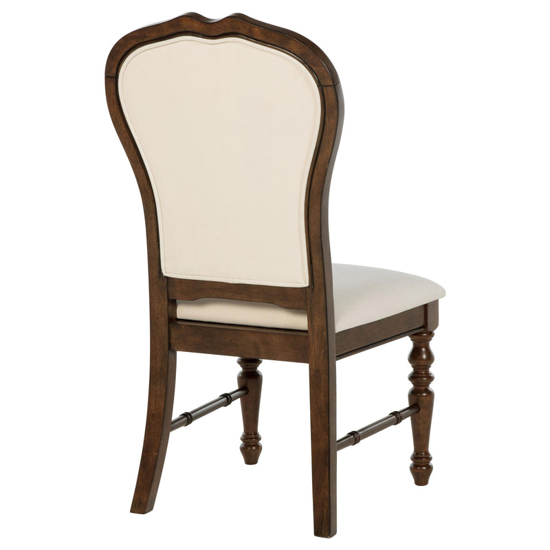  Coaster Furniture Landon 109402 Upholstered Dining Side Chair - Rich Brown IMAGE 8