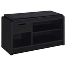  Coaster Furniture Arrington 910323 Storage Bench - Black IMAGE 1