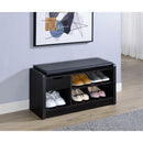  Coaster Furniture Arrington 910323 Storage Bench - Black IMAGE 2