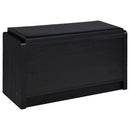  Coaster Furniture Arrington 910323 Storage Bench - Black IMAGE 6
