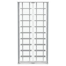  Coaster Furniture Montara 182037 Tempered Glass Wine Storage LED Curio Cabinet - Chrome IMAGE 12