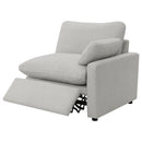  Coaster Furniture Collins 609560P Modular Power Reclining Sectional Sofa Set - Grey IMAGE 12