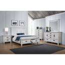  Coaster Furniture Franco 205333M 5-Drawer Dresser with Mirror - Distressed White IMAGE 3