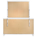  Coaster Furniture Barzini 205893M 7-Drawer Dresser with Mirror - White IMAGE 7