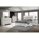  Coaster Furniture Miranda 205110F 54-inch Upholstered Full Panel Bed - White IMAGE 7