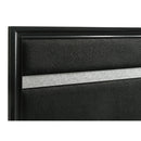  Coaster Furniture Miranda 206360F 54-inch Upholstered Full Panel Bed - Black IMAGE 8