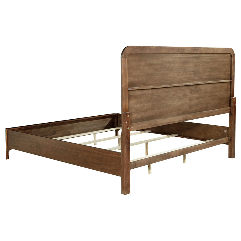  Coaster Furniture Maderia 223321Q 57-inch Upholstered Queen Panel Bed - Walnut IMAGE 4