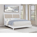  Coaster Furniture Bexhill 223471KW 56-inch Upholstered California King Panel Bed - White IMAGE 6