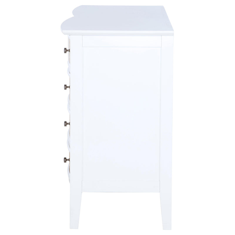  Coaster Furniture Bexhill 223473 10-Drawer Dresser Cabinet - White IMAGE 4