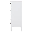  Coaster Furniture Bexhill 223475 8-Drawer Chest of Drawers - White IMAGE 4