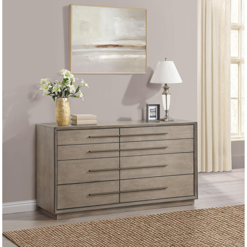  Coaster Furniture Durango 223273 8-Drawer Dresser - Taupe Oak IMAGE 11