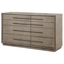  Coaster Furniture Durango 223273 8-Drawer Dresser - Taupe Oak IMAGE 3