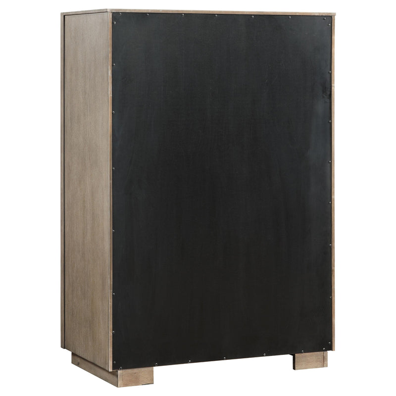  Coaster Furniture Durango 223275 5-Drawer Bedroom Chest - Taupe Oak IMAGE 5