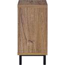  Coaster Furniture Teller 910311 1-door Entryway Shoe Storage Bench - Natural Oak IMAGE 4