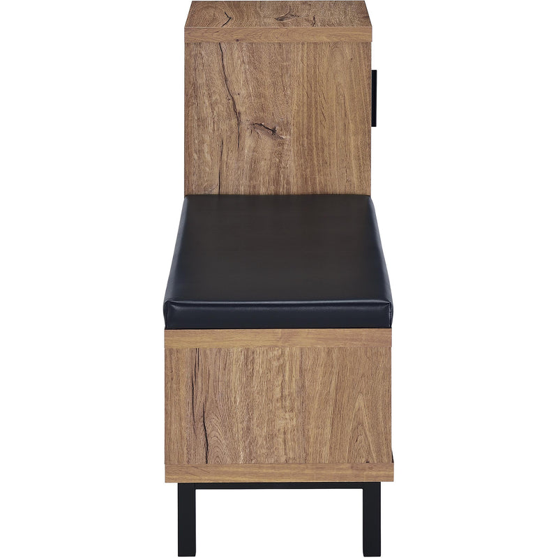  Coaster Furniture Teller 910311 1-door Entryway Shoe Storage Bench - Natural Oak IMAGE 6
