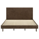  Coaster Furniture Glenwood 225011KE 48-inch Eastern King Platform Panel Bed - Warm Brown IMAGE 3