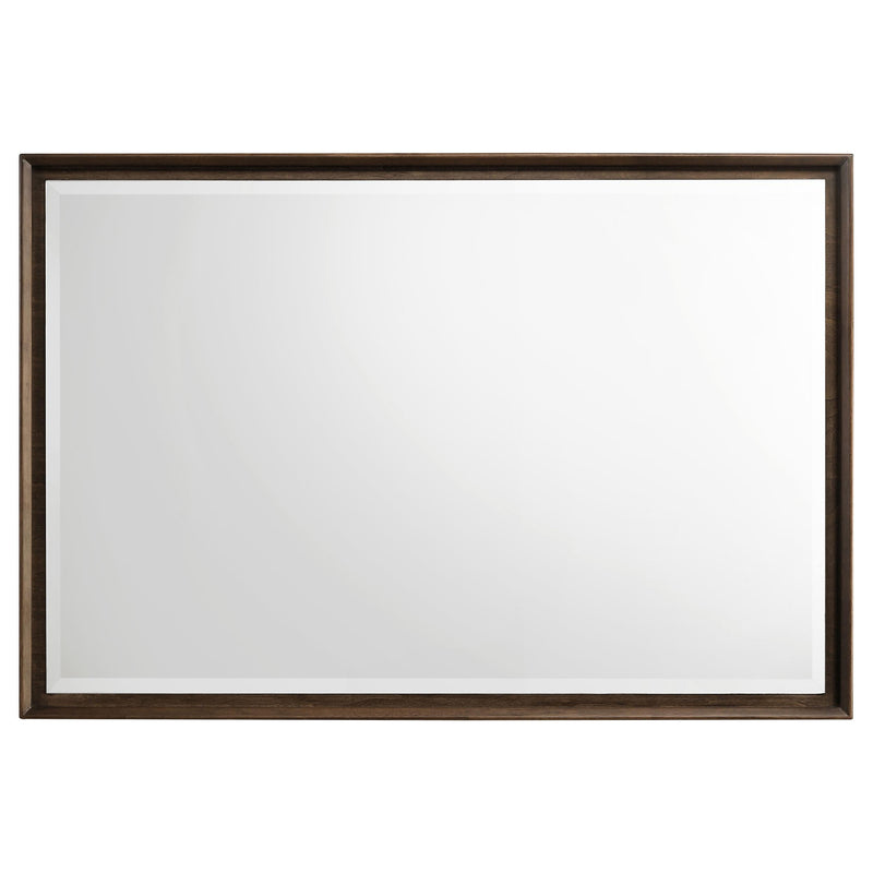  Coaster Furniture Glenwood 225014 Dresser Mirror - Warm Brown IMAGE 2