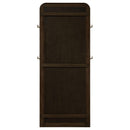  Coaster Furniture Arini 224309 Cane Weave Full Length Standing Floor Mirror - Sand Wash IMAGE 6