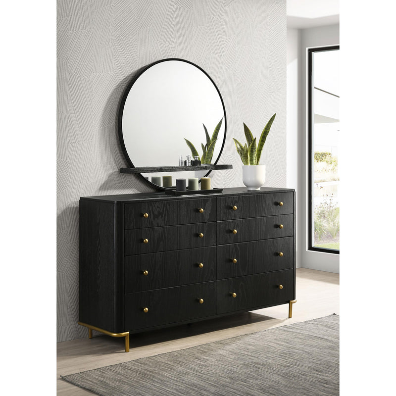  Coaster Furniture Arini 224333M 8-Drawer Dresser with Mirror - Black IMAGE 9