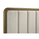  Coaster Furniture Amsbury 224271KE 59-inch Upholstered Eastern King Bed - Nutmeg IMAGE 6