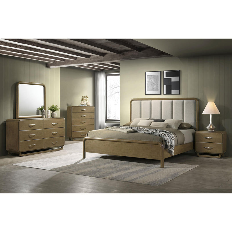  Coaster Furniture Amsbury 224274 Dresser Mirror - Nutmeg IMAGE 4