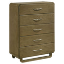  Coaster Furniture Amsbury 224275 5-Drawer Chest of Drawers - Nutmeg IMAGE 1