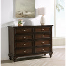  Coaster Furniture Andover 223633 8-Drawer Dresser Cabinet - Dark Oak IMAGE 9