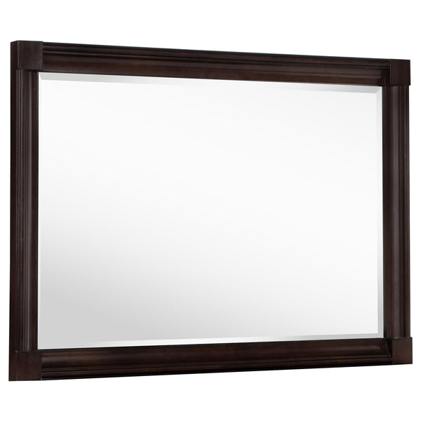  Coaster Furniture Andover 223634 Dresser Mirror - Dark Oak IMAGE 1