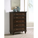  Coaster Furniture Andover 223635 5-Drawer Chest of Drawers - Dark Oak IMAGE 9