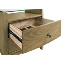  Coaster Furniture Granada 224922 2-Drawer Glass Top Nightstand - Natural Pine IMAGE 12