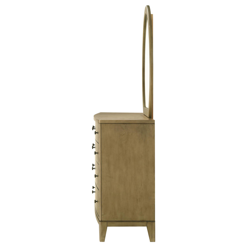  Coaster Furniture Granada 224923M 8-Drawer Dresser and Mirror - Natural Pine IMAGE 4