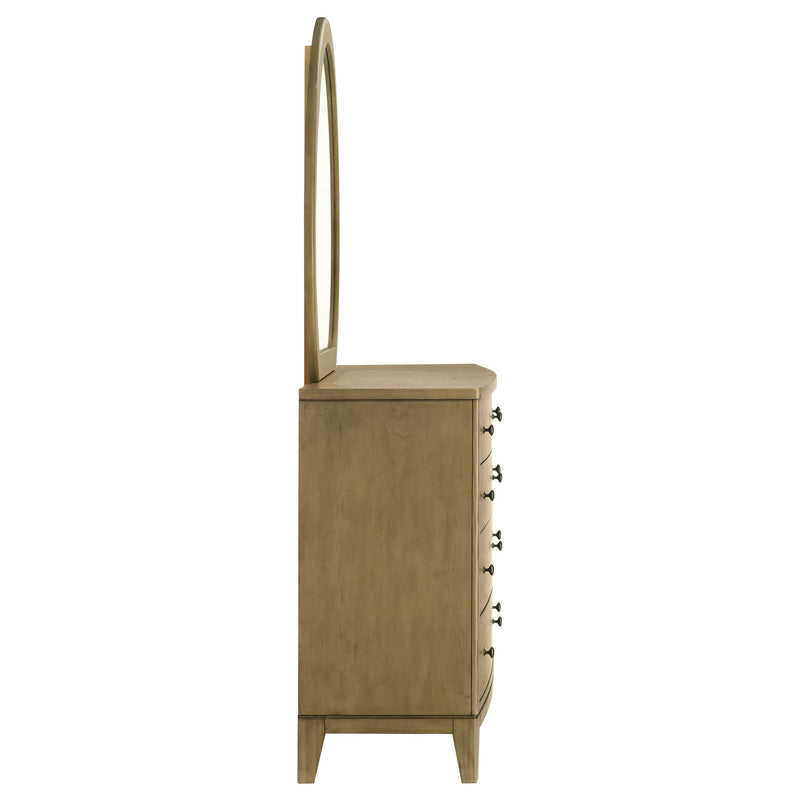  Coaster Furniture Granada 224923M 8-Drawer Dresser and Mirror - Natural Pine IMAGE 8