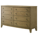  Coaster Furniture Granada 224923 8-Drawer Dresser Cabinet - Natural Pine IMAGE 3