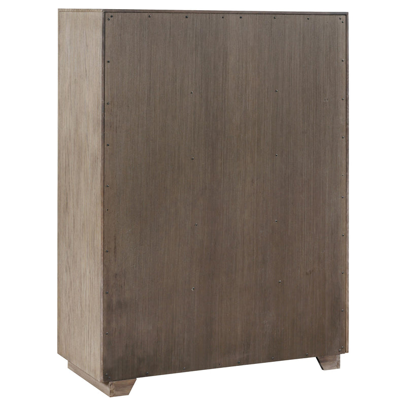  Coaster Furniture Kenora 224855 5-Drawer Bedroom Chest - Barley Brown IMAGE 5