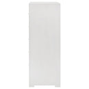  Coaster Furniture Ives 224945 5-Drawer Bedroom Chest of Drawers - White High Gloss IMAGE 4