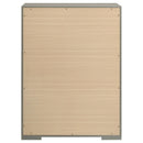  Coaster Furniture Ives 224975 5-Drawer Bedroom Chest of Drawers - Grey High Gloss IMAGE 6