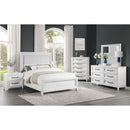  Coaster Furniture Marielle 224843M 6-Drawer Dresser with Mirror - Distressed White IMAGE 10