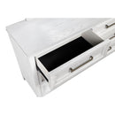  Coaster Furniture Marielle 224843M 6-Drawer Dresser with Mirror - Distressed White IMAGE 11