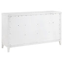  Coaster Furniture Marielle 224843 6-Drawer Bedroom Dresser - Distressed White IMAGE 5