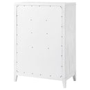  Coaster Furniture Marielle 224845 5-Drawer Bedroom Chest - Distressed White IMAGE 7