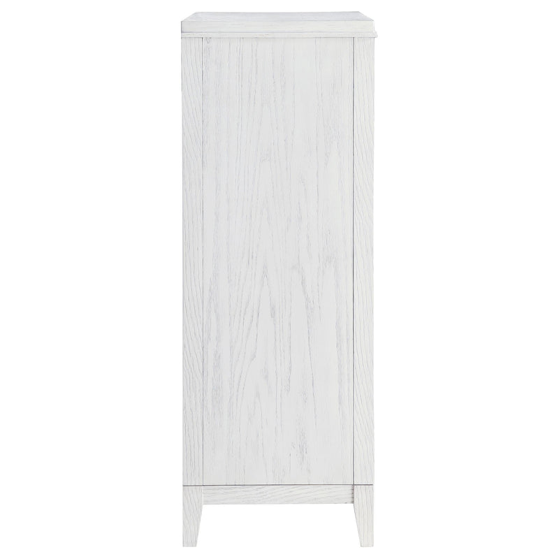  Coaster Furniture Marielle 224845 5-Drawer Bedroom Chest - Distressed White IMAGE 8