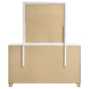  Coaster Furniture Caraway 224773M 6-Drawer Dresser with Mirror - White IMAGE 6