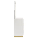  Coaster Furniture Caraway 224773M 6-Drawer Dresser with Mirror - White IMAGE 8