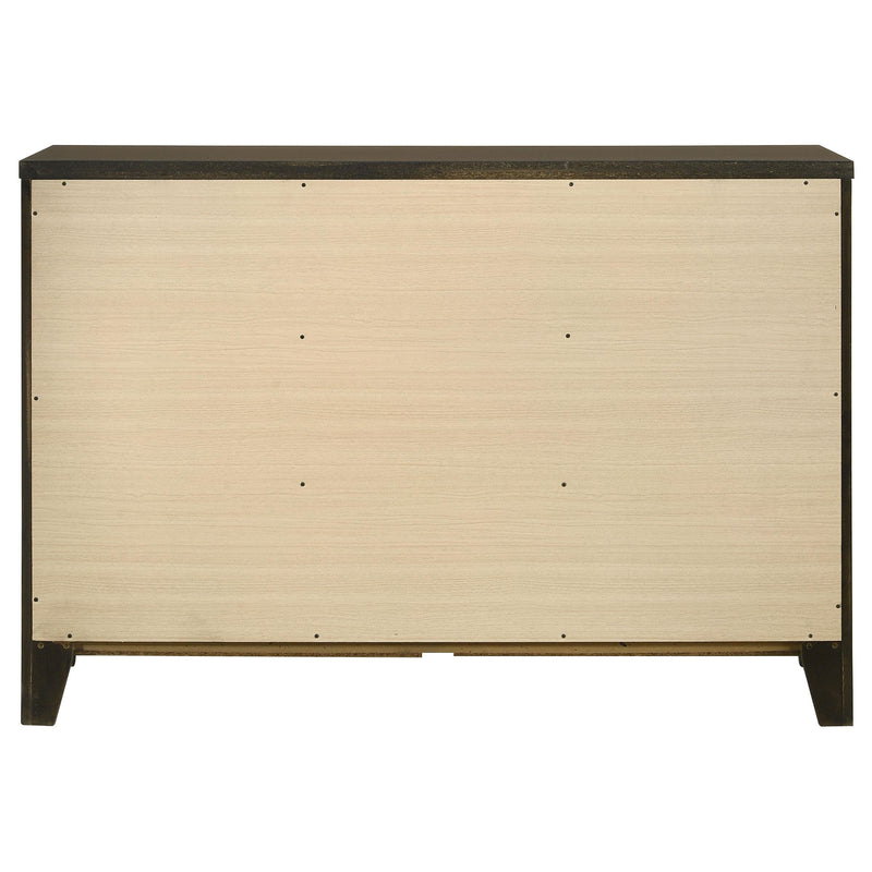  Coaster Furniture Wilkes 224423 6-Drawer Dresser Cabinet - Dark Cocoa IMAGE 6