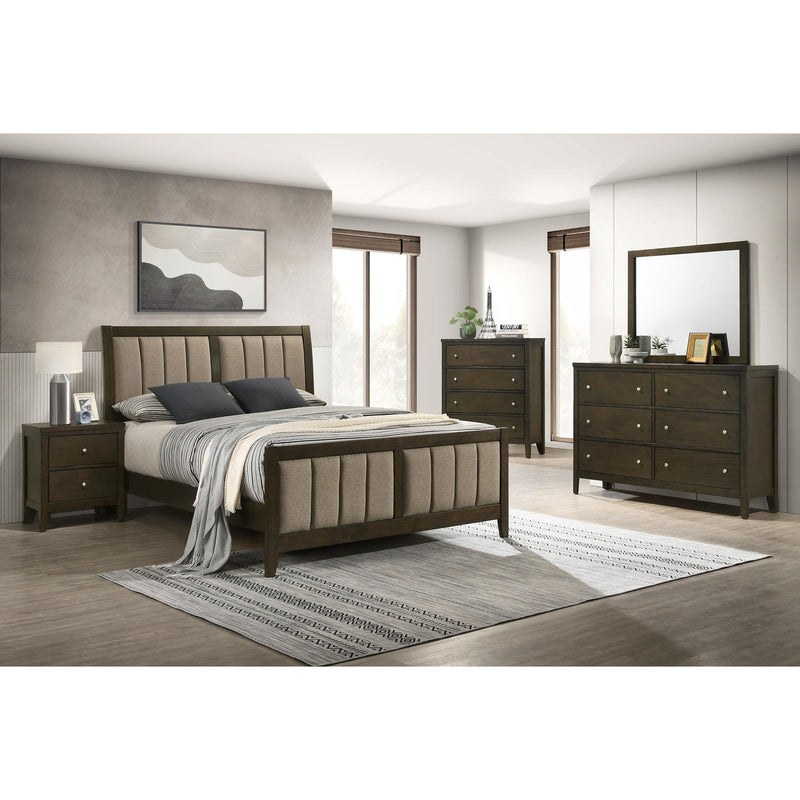  Coaster Furniture Wilkes 224424 Dresser Mirror - Dark Cocoa IMAGE 4